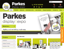 Tablet Screenshot of parkesprintanddesign.com